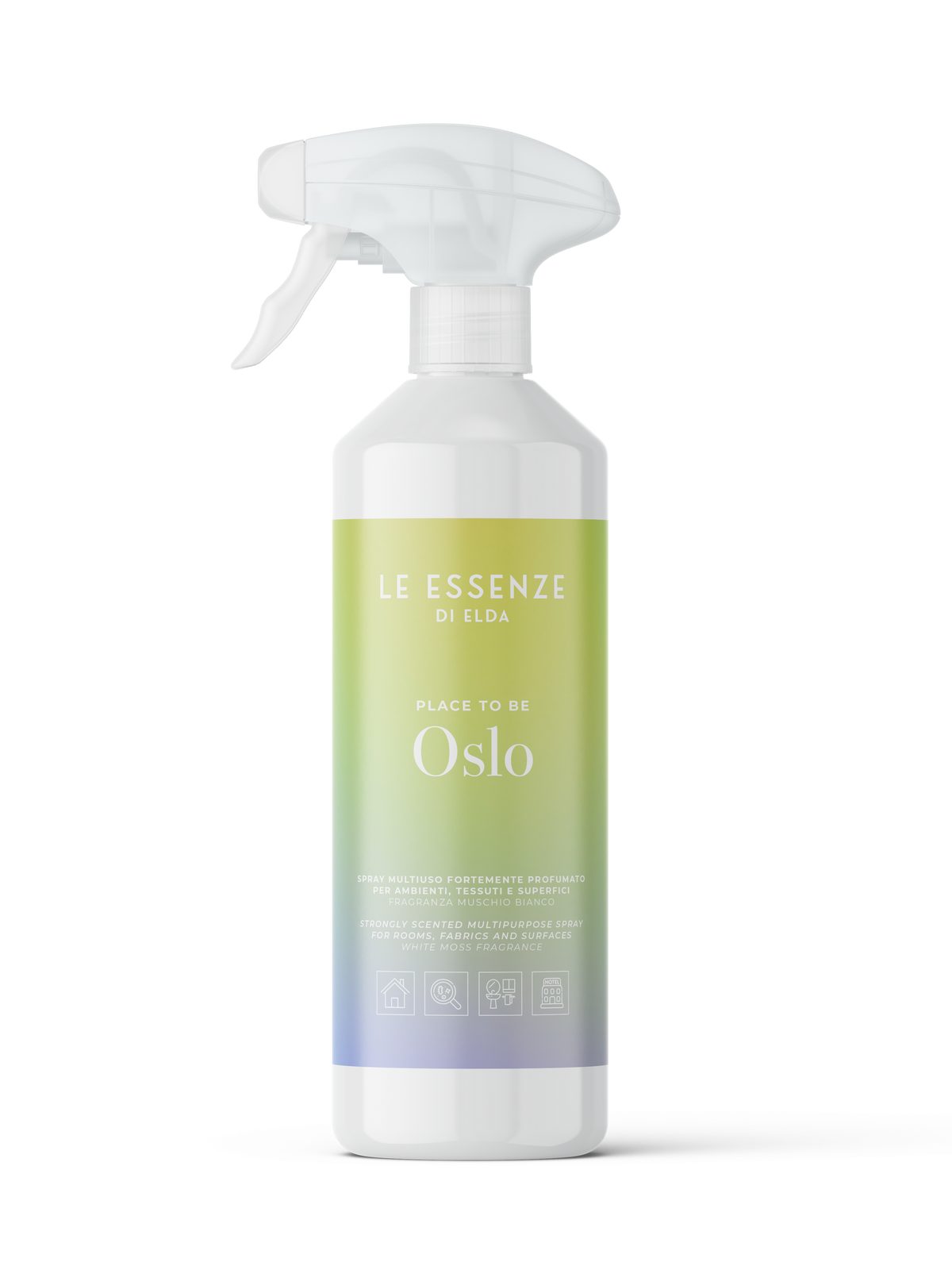 Place to Be Oslo fjölnota hreinsiúði 750 ml í hvítri úðaflösku