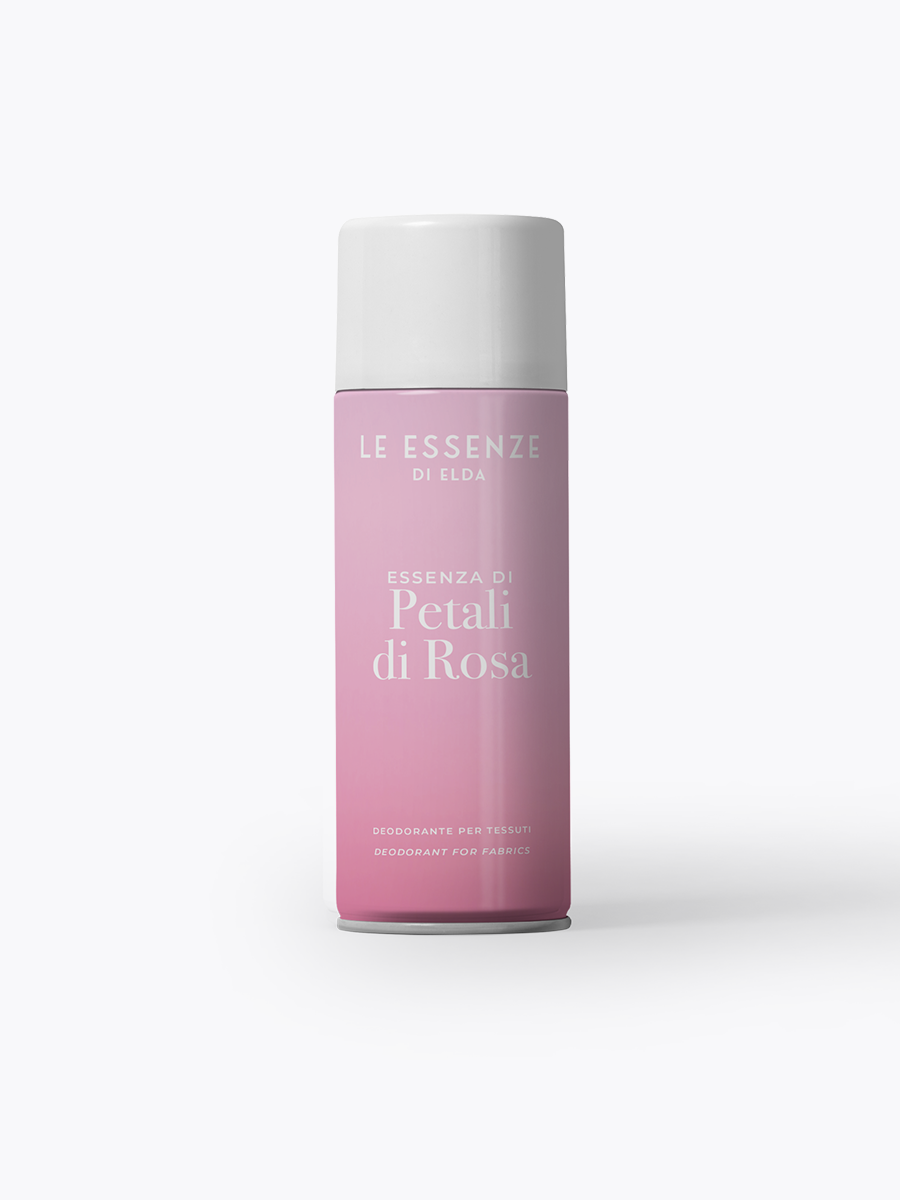 Pink bottle with white cap on a white background
