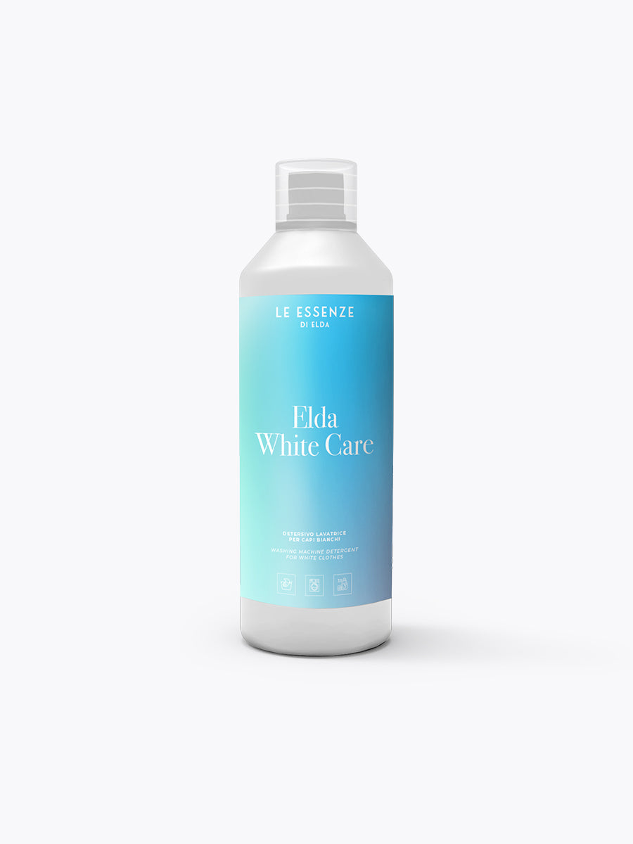 Bottle of Elda White Care on a white background